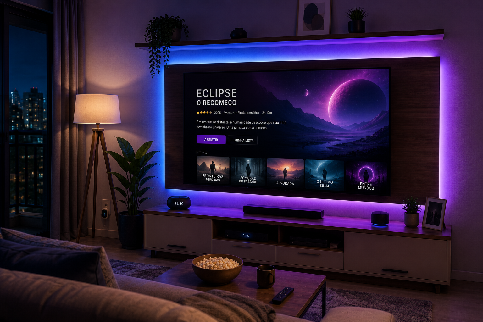 Como Criar uma iluminação de Cinema em Casa